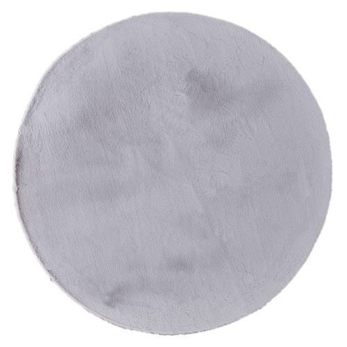 Silver Pony Power-Loomed Round Rug