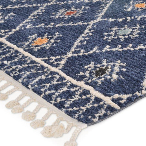 Navy Algries Rug