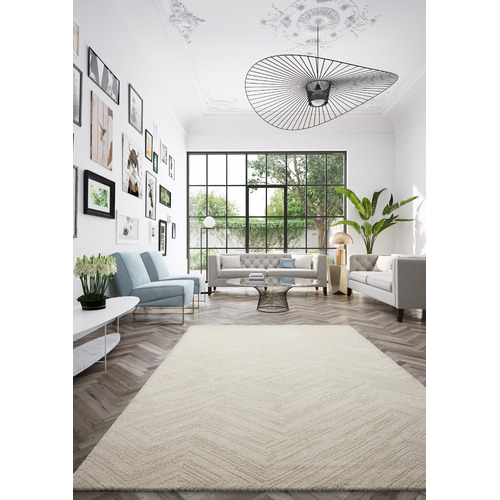 Sand Geometric Rug