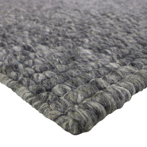 Charcoal Denitsa Wool & Cotton Rug