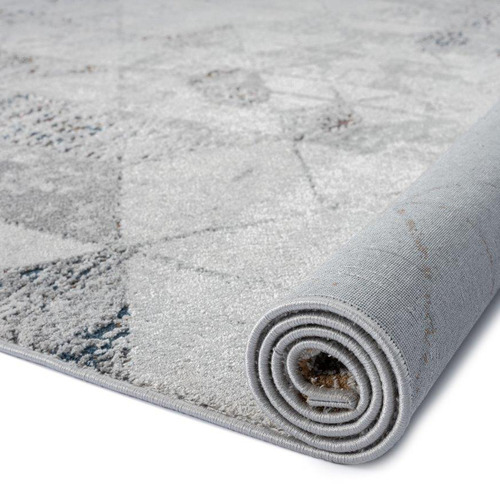 Grey Torino PowerLoomed Rug Temple & ster