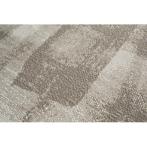Beige & Brown Maple Rug