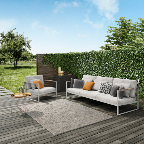 Brown & Beige Lucien Outdoor Rug