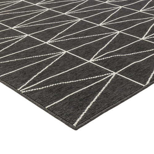 Dark Grey Darja Rug | Temple & Webster