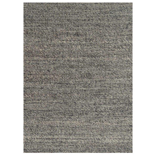 Charcoal Dharma Wool-Blend Rug | Temple & Webster