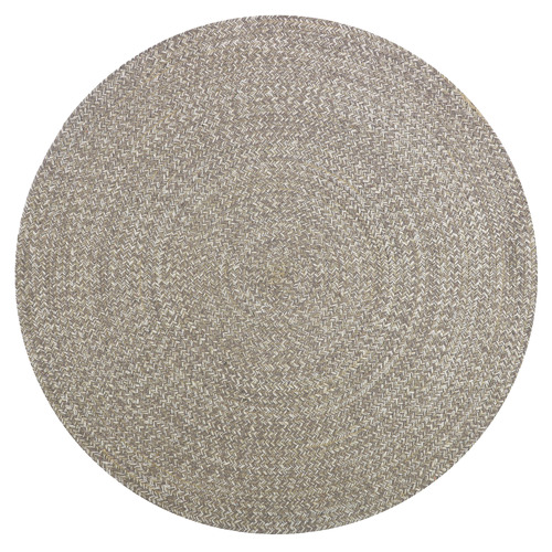 Atlas Flooring Beige Dotti Merino Cotton Round Rug | Temple & Webster