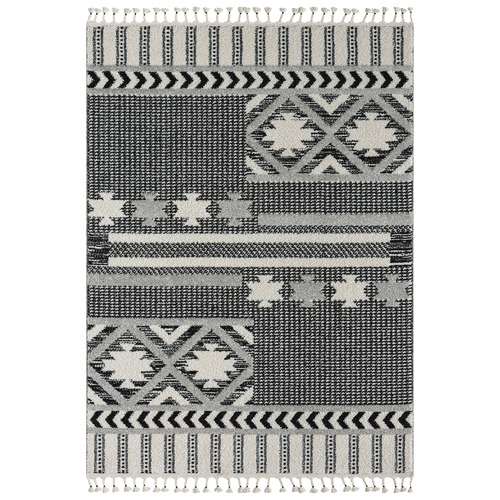 Grey Ibiza Contemporary Rug