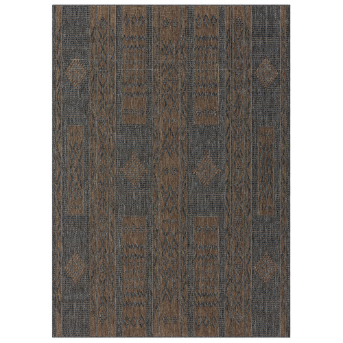 Anthracite Palm Beach Power-Loomed Rug