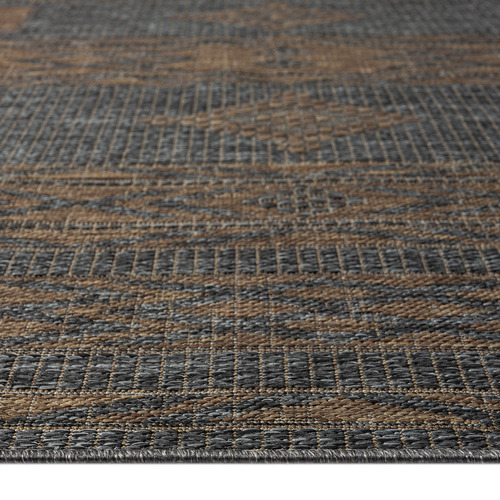 Anthracite Palm Beach Power-Loomed Rug