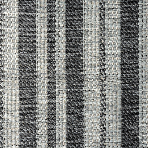 Anthracite Striped Palm Beach Power-Loomed Rug