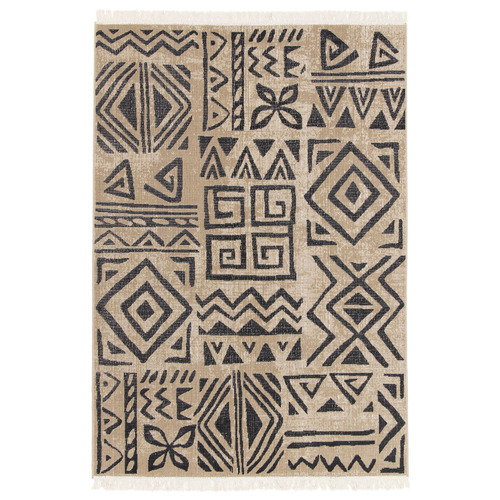 Beige Ancilla Power-Loomed Rug
