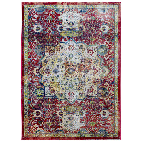 Red Varetyr Power-Loomed Rug