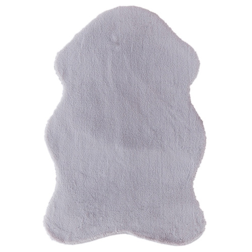 Silver Pony Power-Loomed Shaped Rug