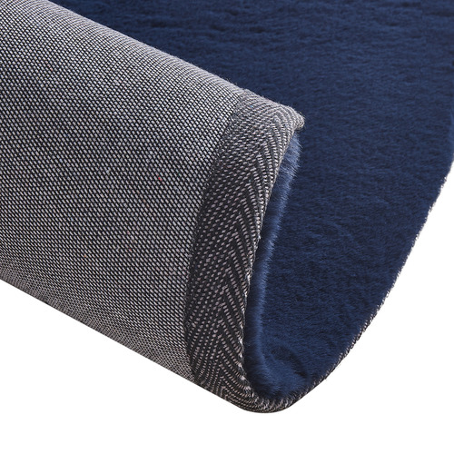 Navy Pony Round Rug