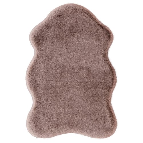 Brown Pony Power-Loomed Shaped Rug