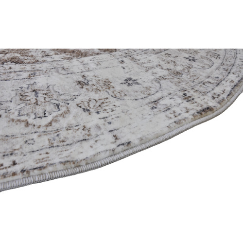 Dark Benita Esprit Round Rug