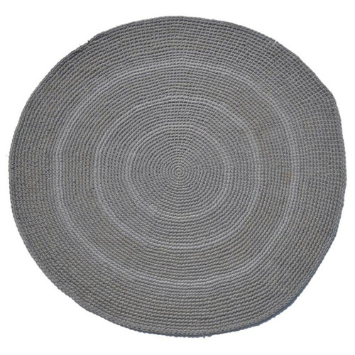 Silver & Grey Welsh Power-Loomed Rug