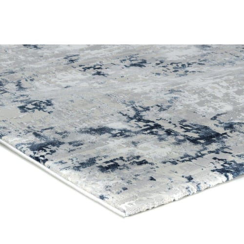Blue Zahn Power-Loomed Rug