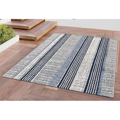 Azure Prisma Stripe Rug