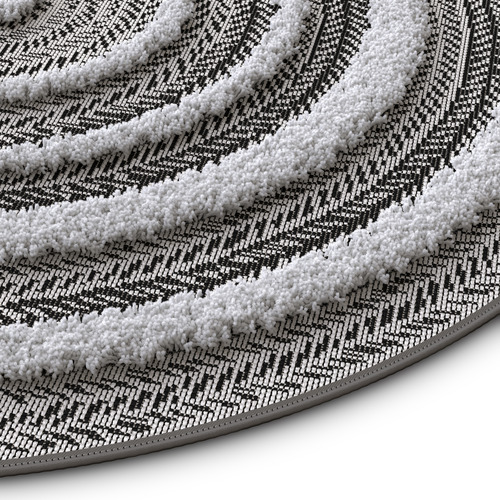 Grey Ritual Round Rug