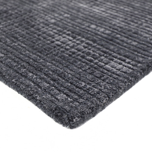Smoke Lovisa Power-Loomed Wool & Viscose Rug