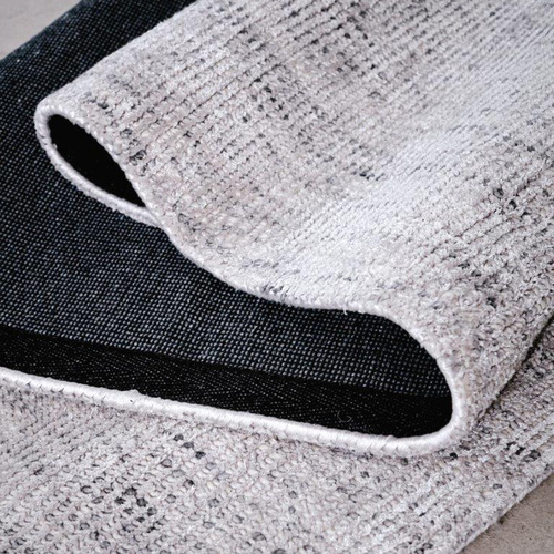 Silver Malte Power-Loomed Wool-Blend Rug