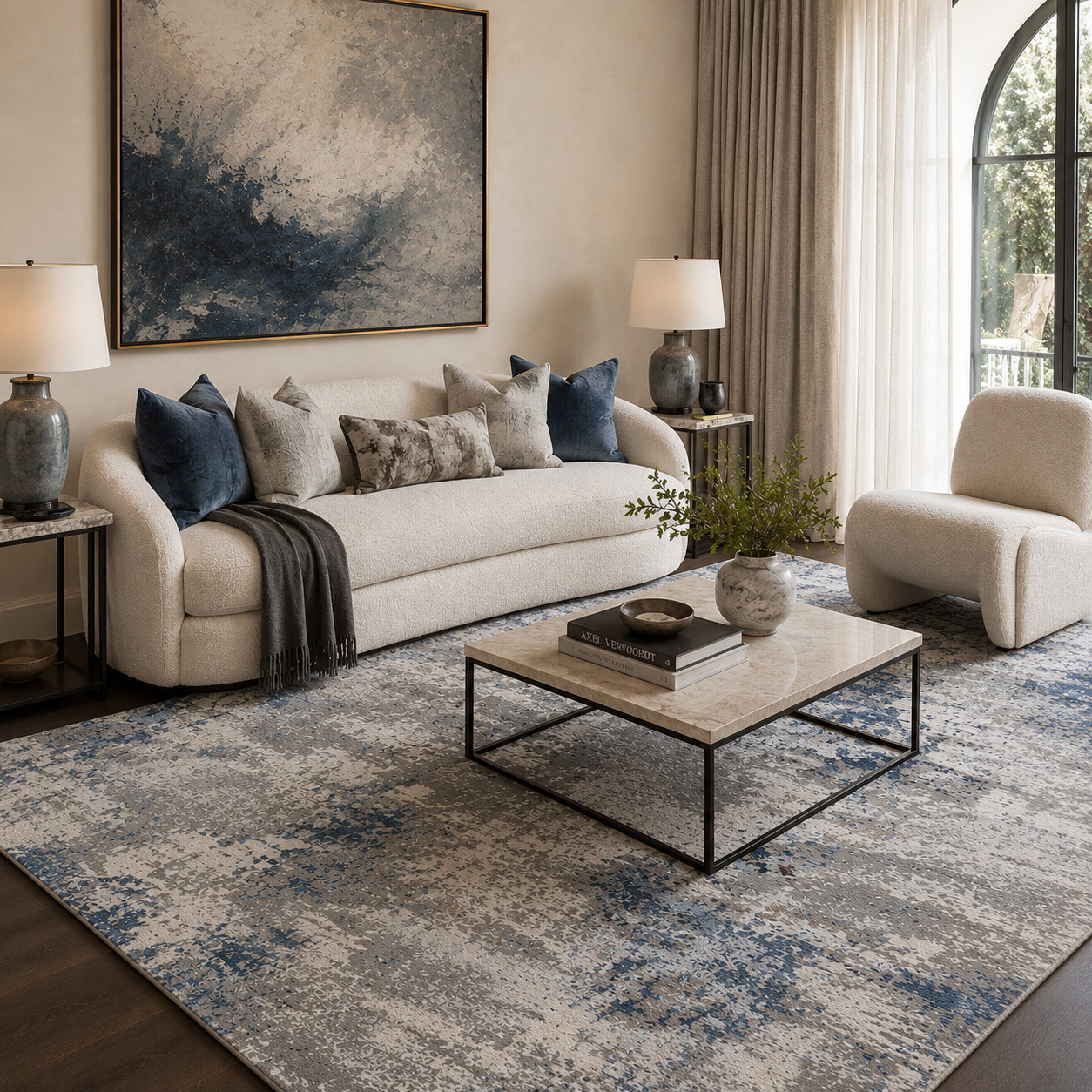 Aqua Charm Rug