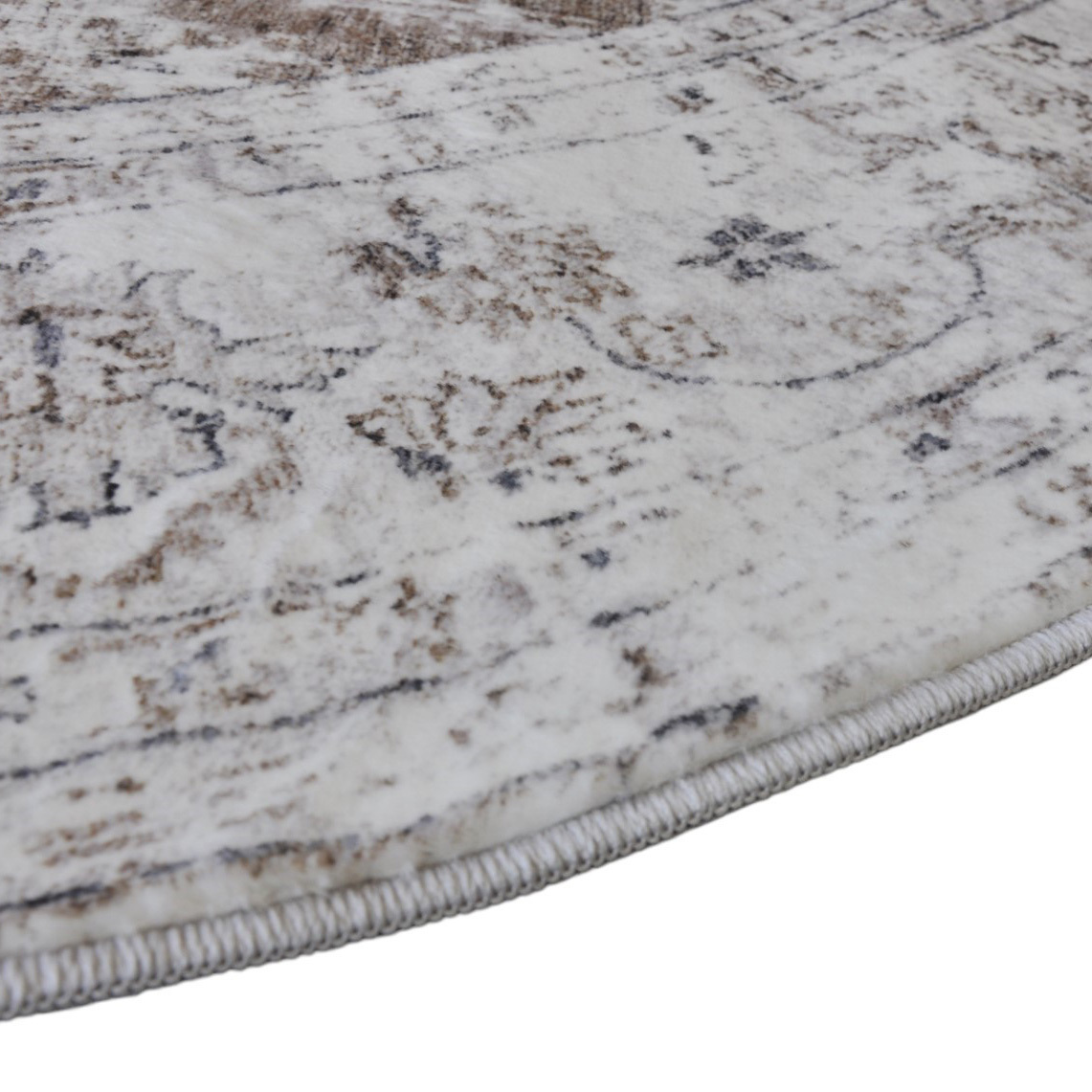 Dark Stone Benita Esprit Round Rug