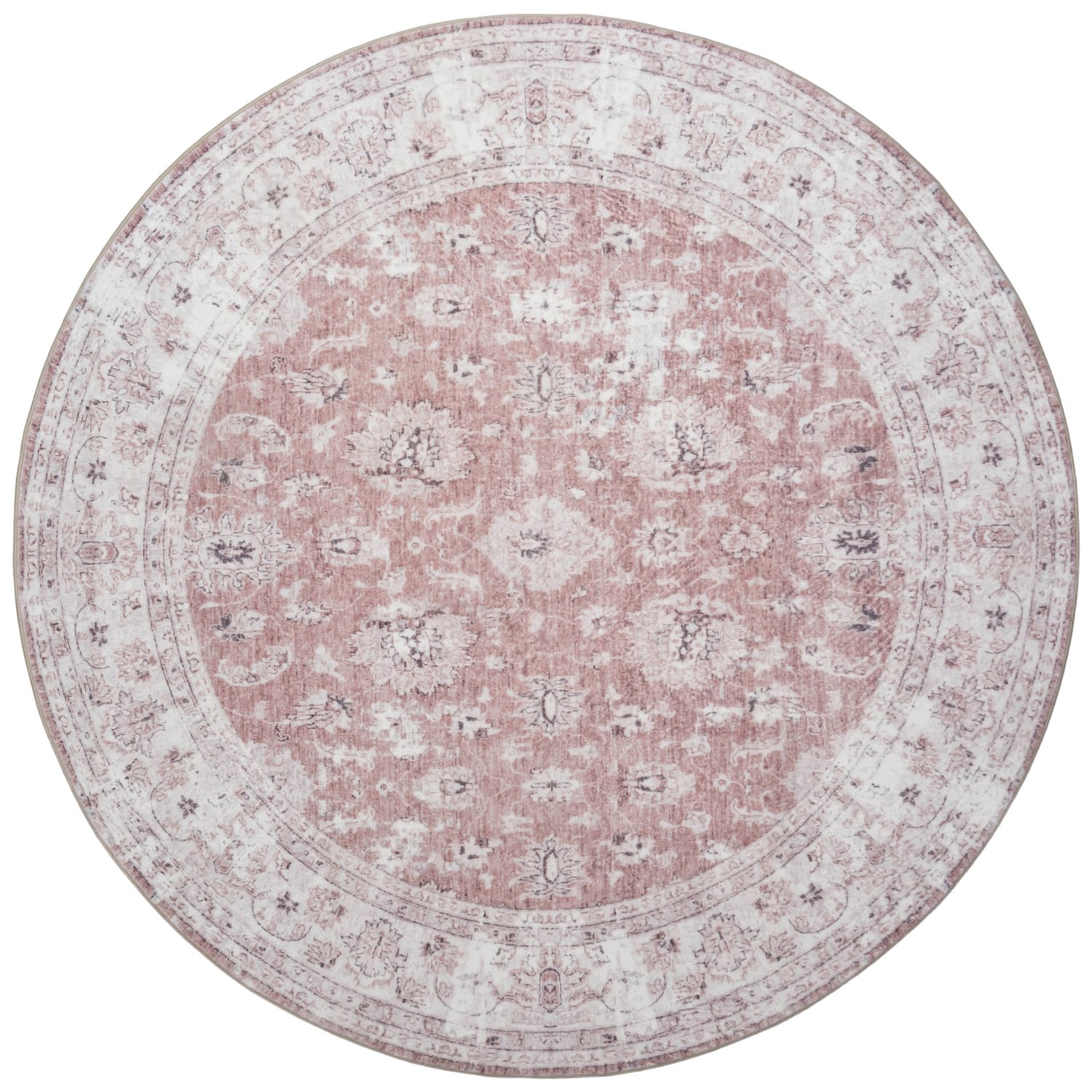 Old Rose Benita Round Rug