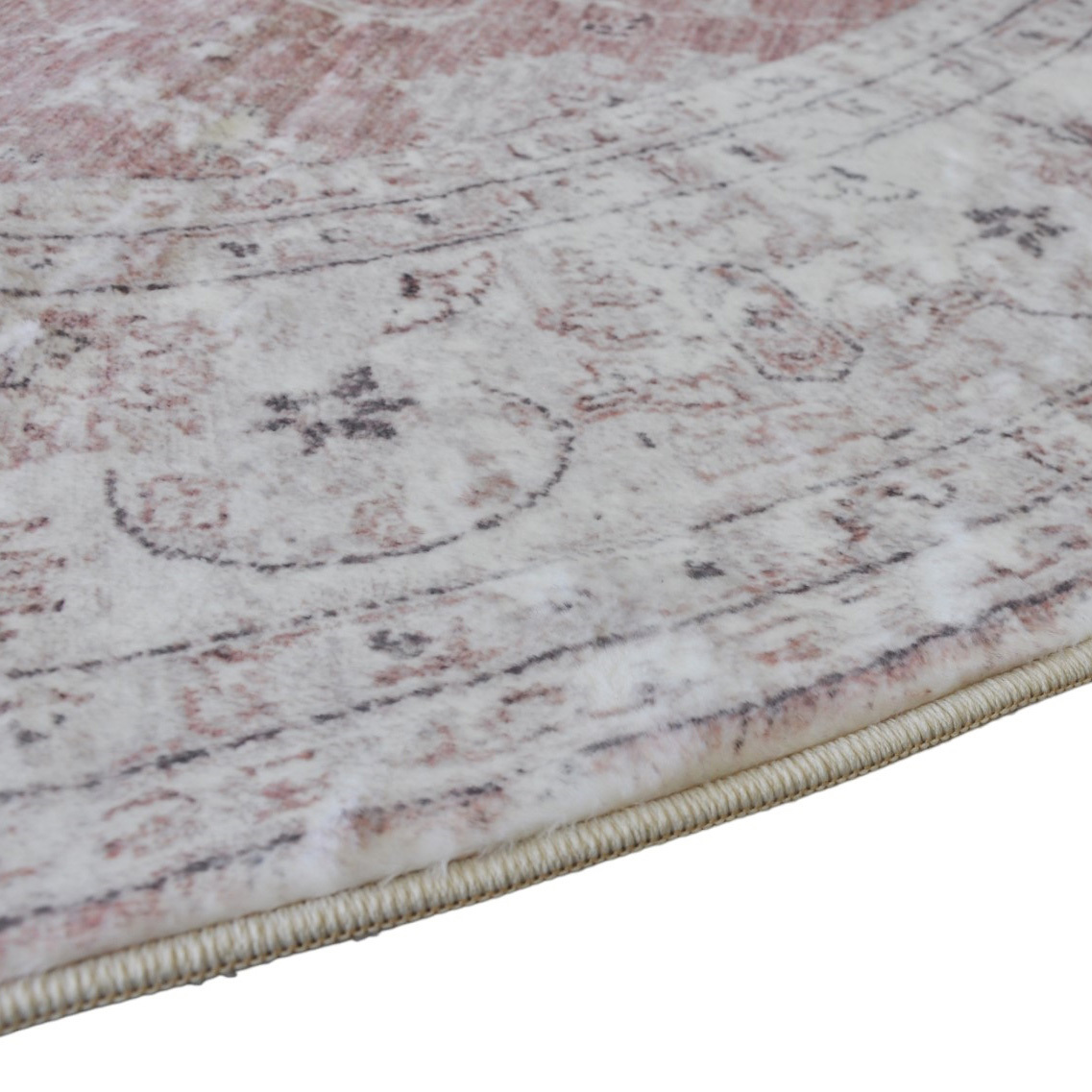 Old Rose Benita Round Rug