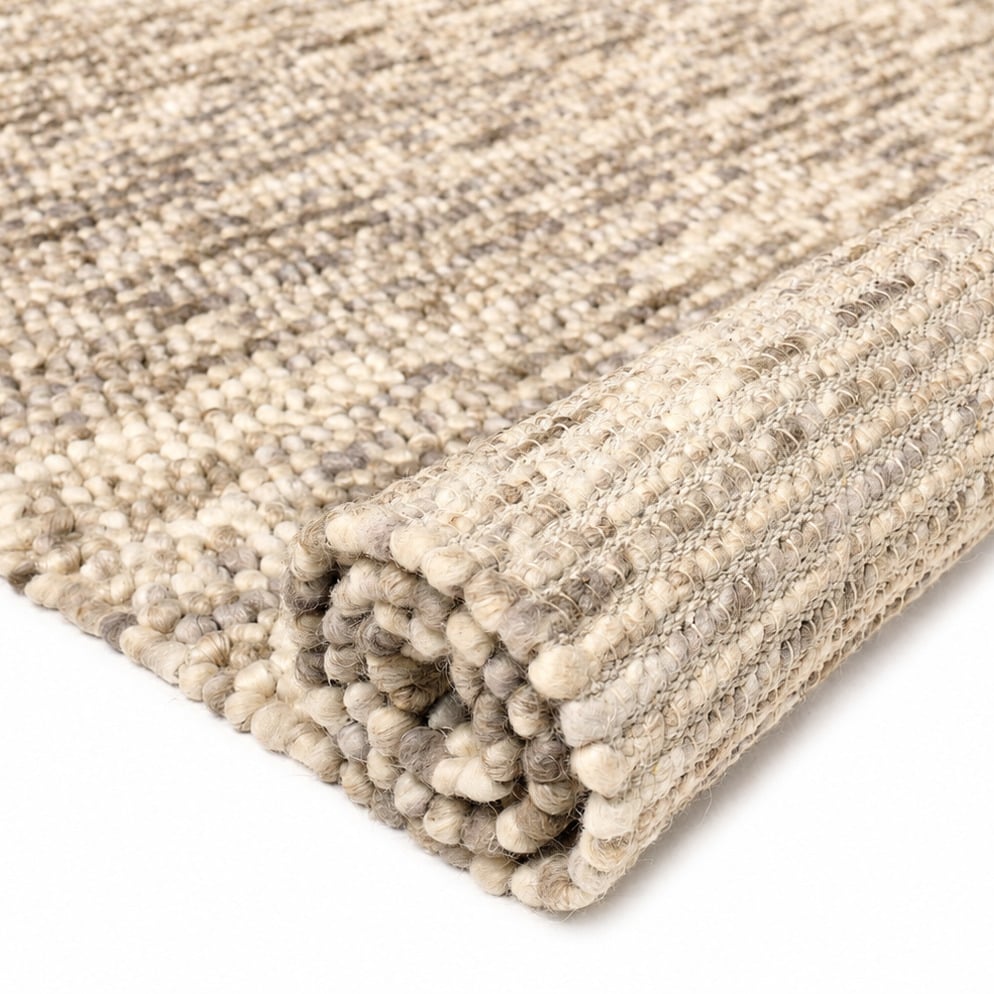 Crownmere Hand-Woven Wool & Cotton Rug