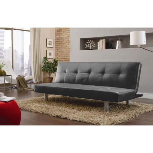 sam's club leather futon