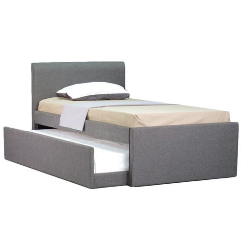 Rawson & Co Grey King Single Hazel Trundle Bed Temple & ster