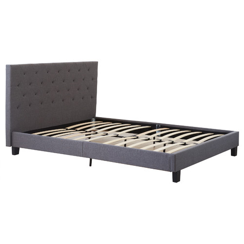 Rawson & Co Oxford Grey Bed Frame & Reviews | Temple & Webster