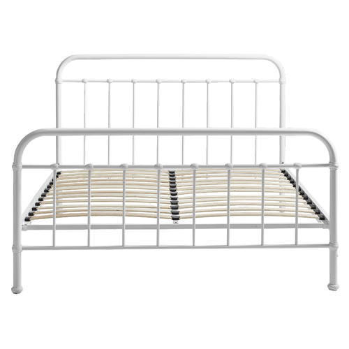 Rawson & Co King White Matisse Metal Bed Frame & Reviews Temple & ster