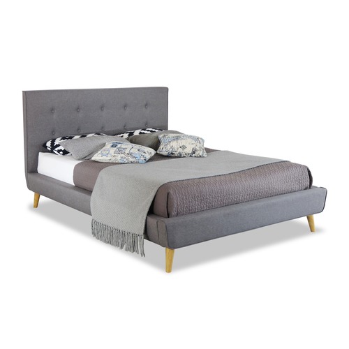 Rawson & Co Grey Furntree Upholstered Bed Frame Temple & ster