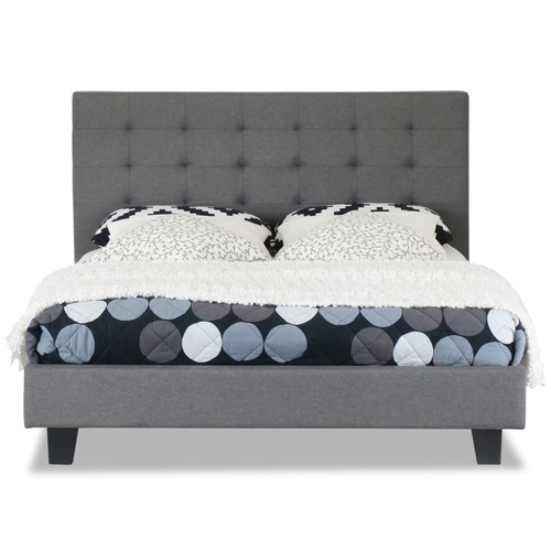 Rawson & Co Grey Kylie Upholstered Bed Frame Temple & ster