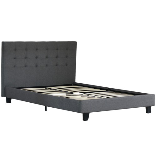 Rawson & Co Grey Kylie Upholstered Bed Frame Temple & ster