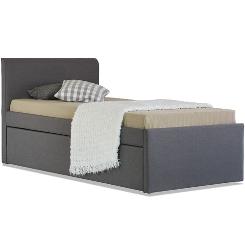 Rawson & Co Grey King Single Hazel Trundle Bed & Reviews Temple & ster