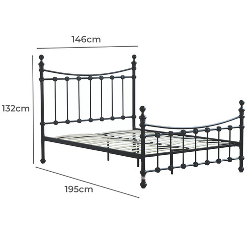 Black-Modern-Classic-Julia-Steel-Bed-Frame