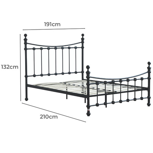 Black-Modern-Classic-Julia-Steel-Bed-Frame