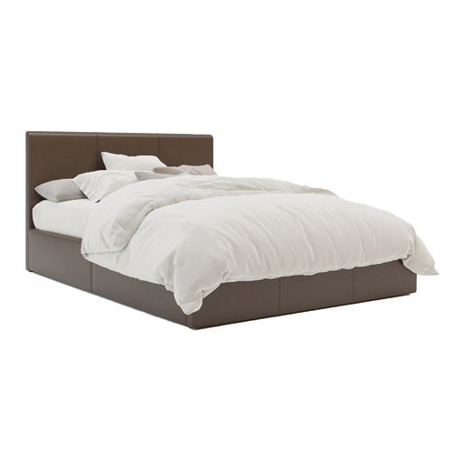 Como-PU-Leather-Gas-Lift-Storage-Bed-Frame