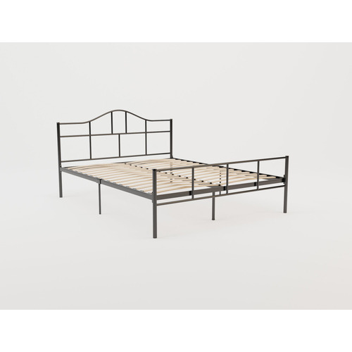 Dark-Grey-Saber-Metal-Bed-Frame-JOVY