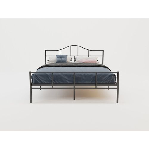 Dark-Grey-Saber-Metal-Bed-Frame-JOVY