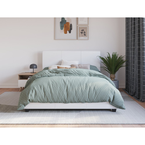 White-Como-PU-Leather-Bed-Frame-WHITEPRADABED