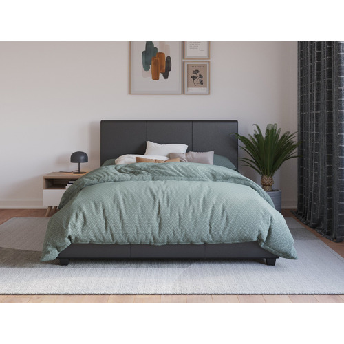 Black-Como-PU-Leather-Bed-Frame-BLACKPRADABED