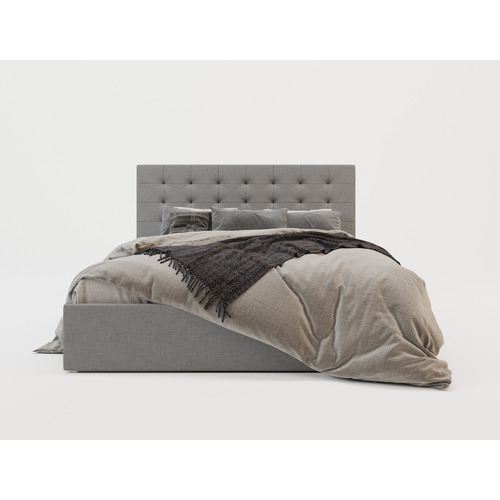 Grey-Kylie-Upholstered-Gas-Lift-Storage-Bed-Frame