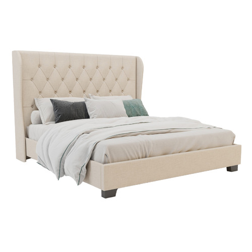 Beige-Harlow-Winged-Bed-Frame