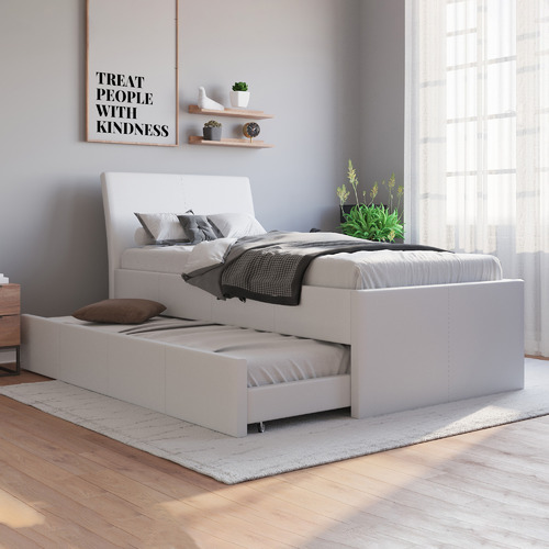 Vivian-Faux-Leather-King-Single-Bed-with-Trundle-LECCAKINGSINGLE