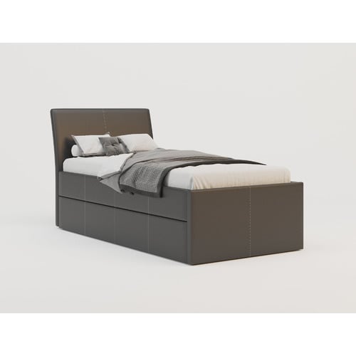 Vivian-Faux-Leather-King-Single-Bed-with-Trundle-LECCAKINGSINGLE